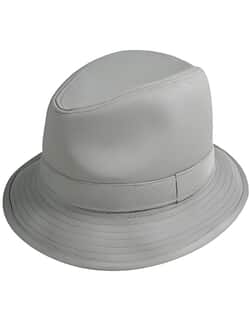 Hat Mens Grey Soft