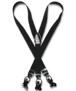 color black Groomsmen Suspenders