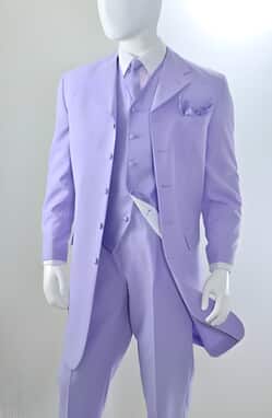 Lilac Vested 3 Piece