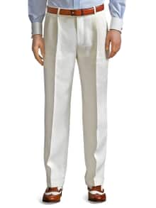 Ivory Pleated Pant For