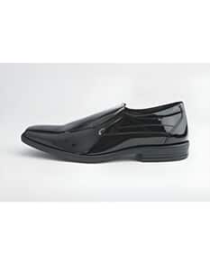  Toe Black Formal Shoes