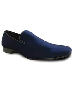 Blue Velvet Shoes