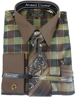 Plaid Pattern Brown Colorful