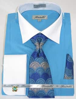Blue Colorful Mens Fashion