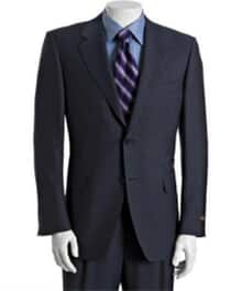 Pinstriped Wool-Mohair 2-Button Suit