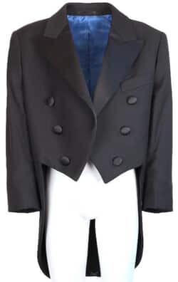 Black Tailcoat Tuxedo Jacket