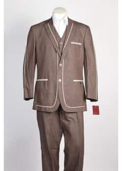 2 Button Brown Suit