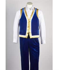 Blue Velvet Matching Vest