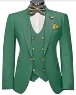 and Gold Tuxedo Suit