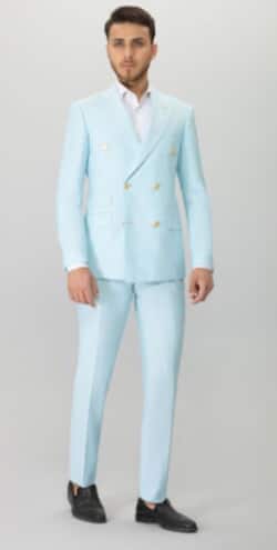 and Blue Suit