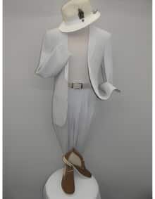 Seersucker Suit - White