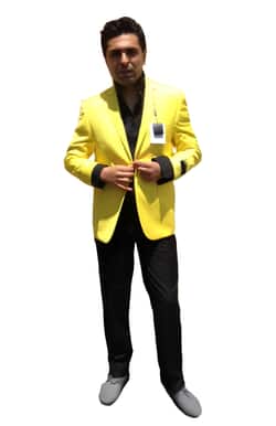 Button Jacket Yellow Best