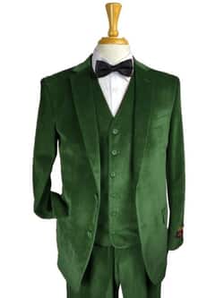 Green Color Suit