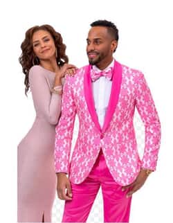 Suit - Pink wedding