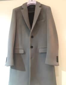 Light Grey Cashmere Overcoat