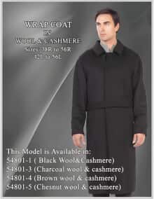 Coat in Wool fabric