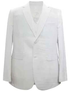 Button White Suit