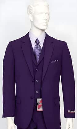 Pacelli 3pc Purple Suit