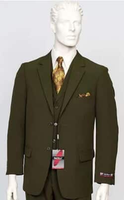 Pacelli 3pc Green Suit