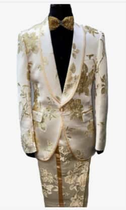Gold Prom Suits -