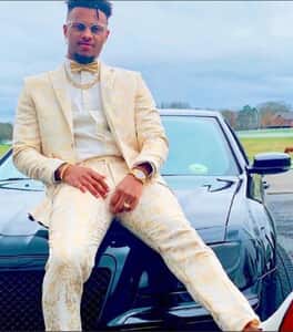 Gold Prom Suits -
