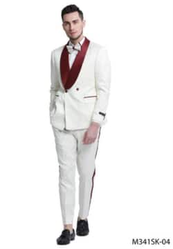 White Prom Wedding Suit