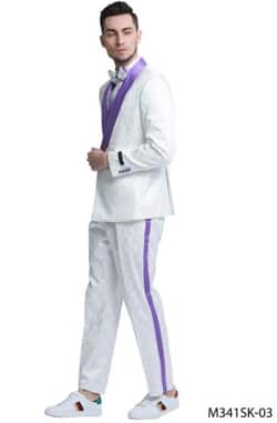 Purple Tuxedo Suit -